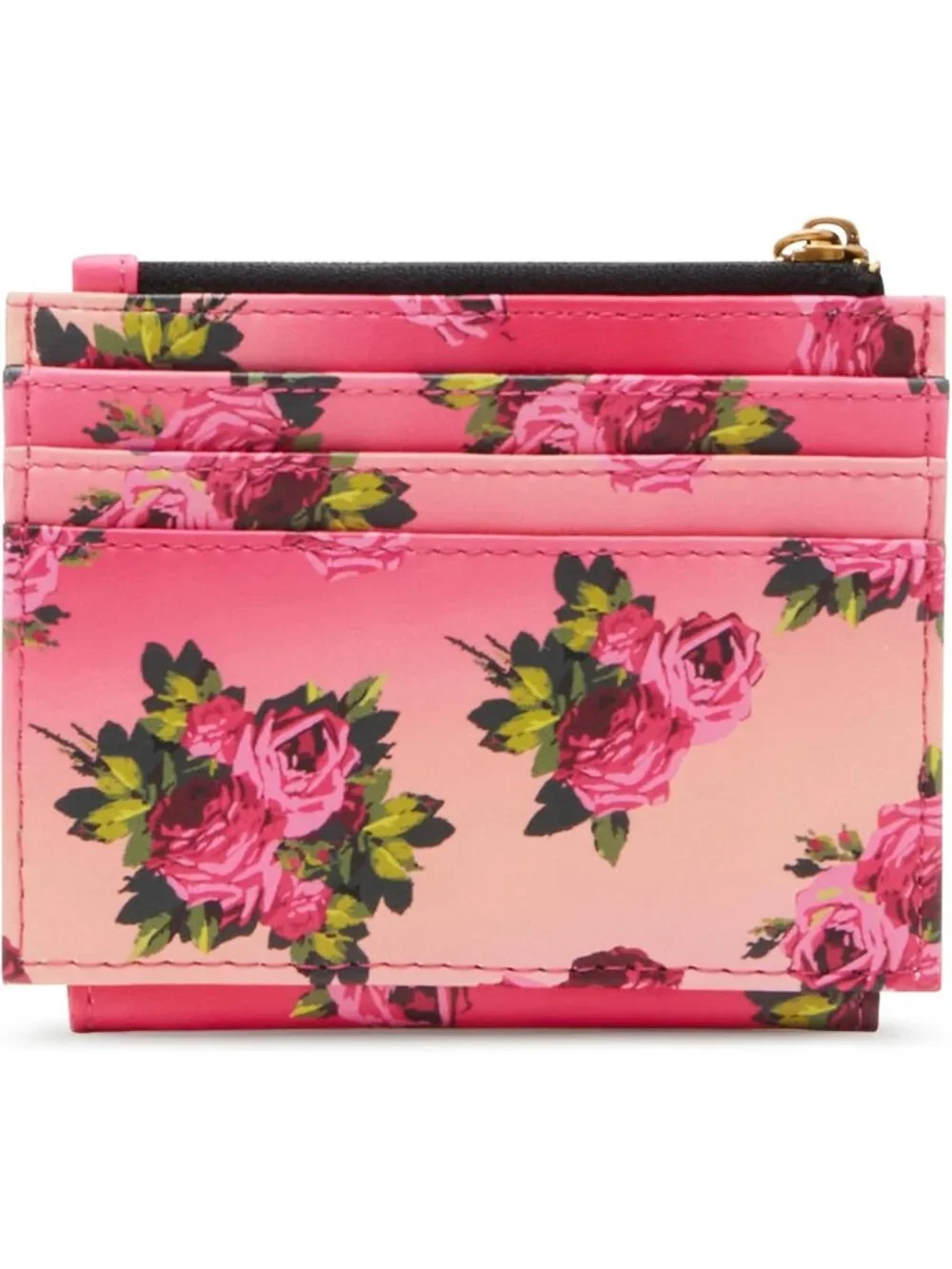 Leopard Floral Bifold Wallet - Stylish, Compact Design for Everyday Use